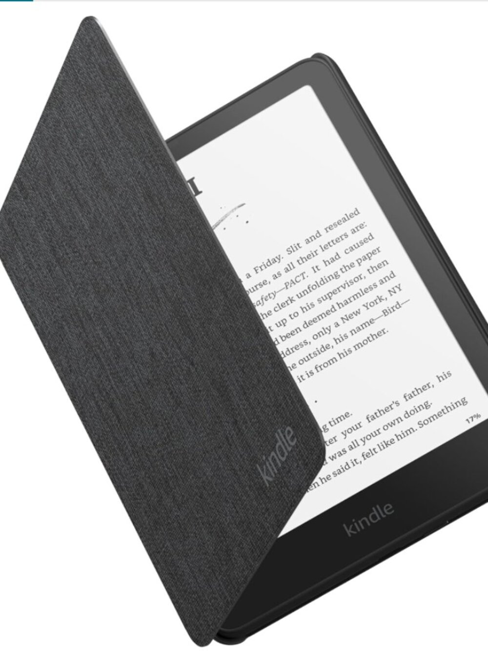 Amazon Kindle Paperwhite and Kindle Colorsoft fabric cover black case 12 gen